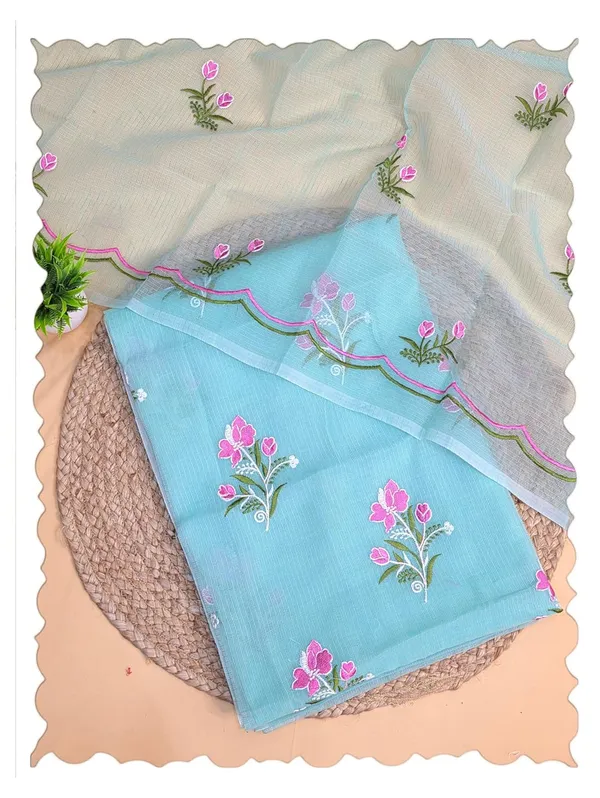 Sea_Green_Kota_Cotton_Suit_Unstiched_Dress_Material_For_Womens
