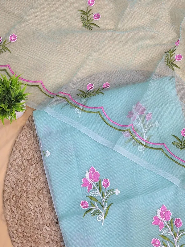 Sea_Green_Kota_Cotton_Suit_Unstiched_Dress_Material_For_Womens