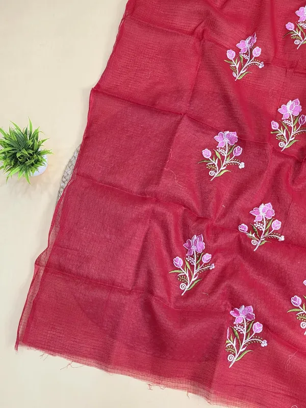 Red_Kota_Cotton_Suit_Unstiched_Dress_Material_For_Womens