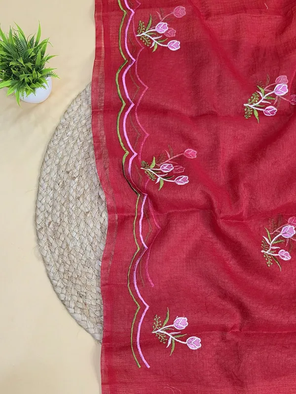 Red_Kota_Cotton_Suit_Unstiched_Dress_Material_For_Womens