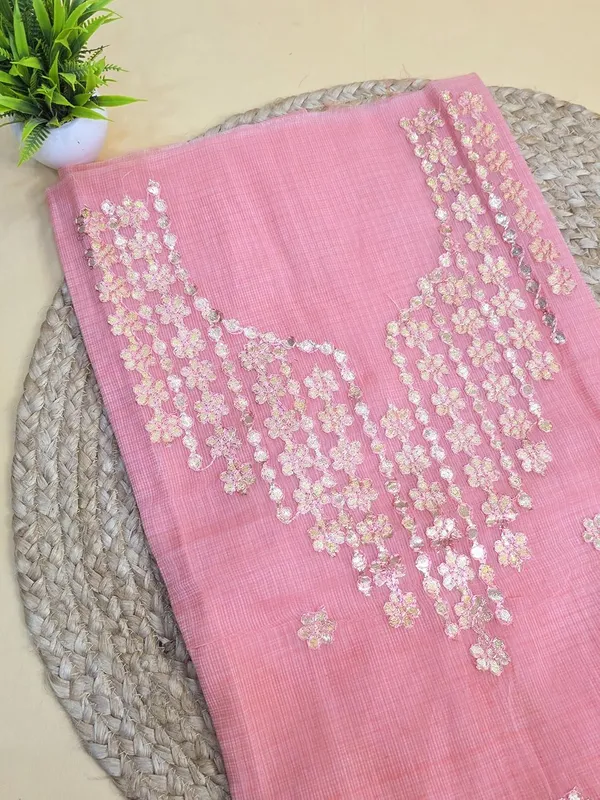 Peach_Kota_Cotton_Dress_Material_For_Womens