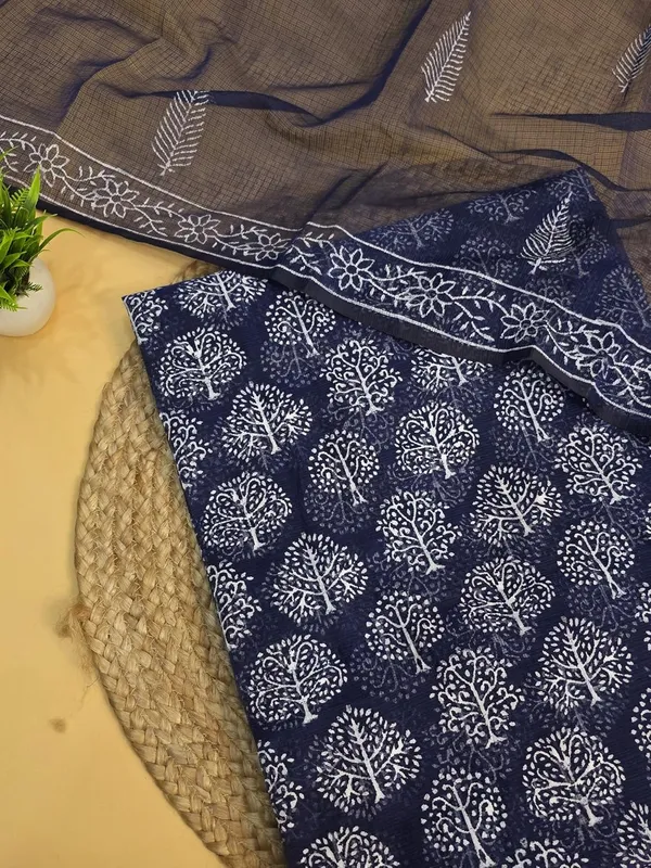 Navyblue_Kota_Cotton_Dress_Material_For_Womens
