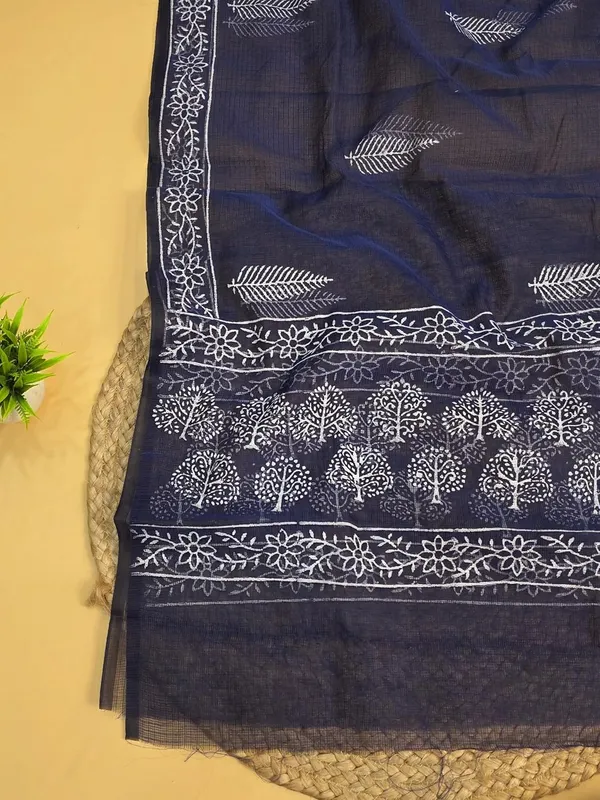 Navyblue_Kota_Cotton_Dress_Material_For_Womens