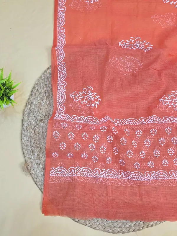 Peach_Kota_Cotton_Dress_Material_For_Womens
