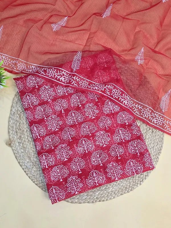 Red_Kota_Cotton_Dress_Material_For_Womens