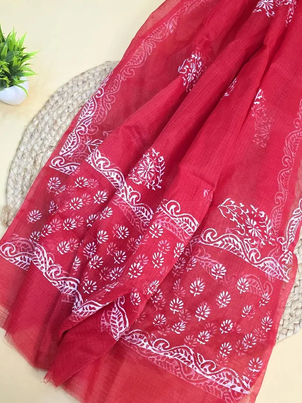 Red_Kota_Cotton_Suit_Unstiched_Dress_Material_For_Womens