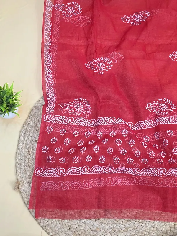 Red_Kota_Cotton_Suit_Unstiched_Dress_Material_For_Womens