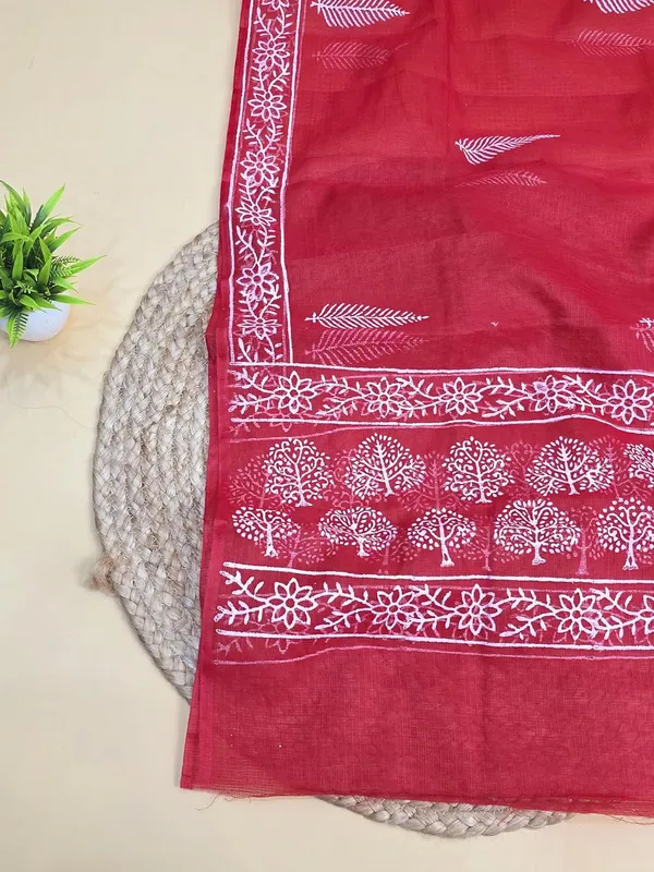 Red_Kota_Cotton_Suit_Unstiched_Dress_Material_For_Womens