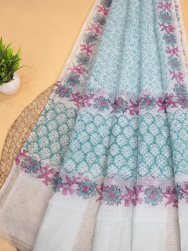 Sea_Green_Kota_Cotton_Dress_Material_For_Womens