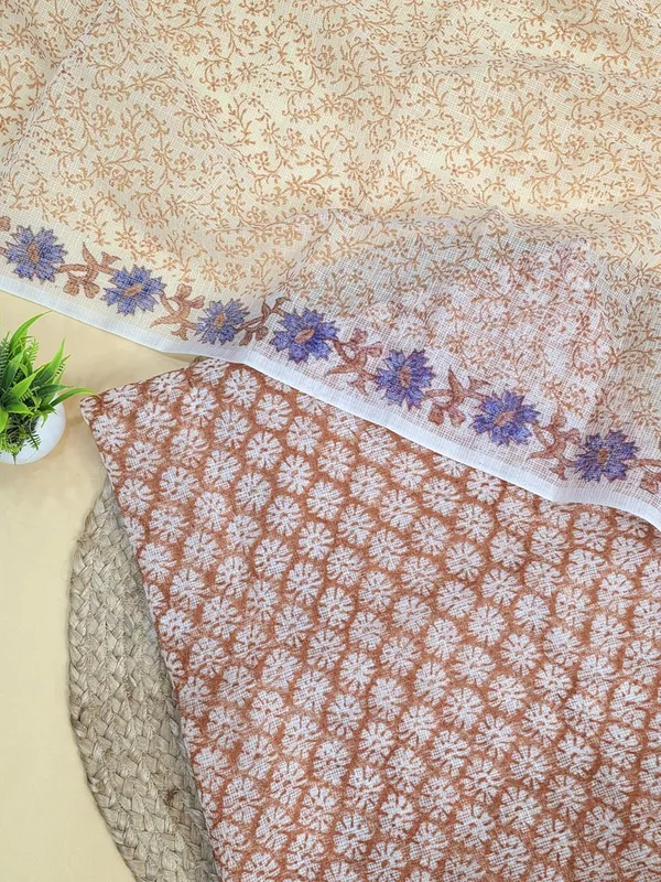 Brown_Kota_Cotton_Dress_Material_For_Womens