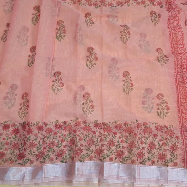 Peach_Kota_Cotton_Saree_For_Womens