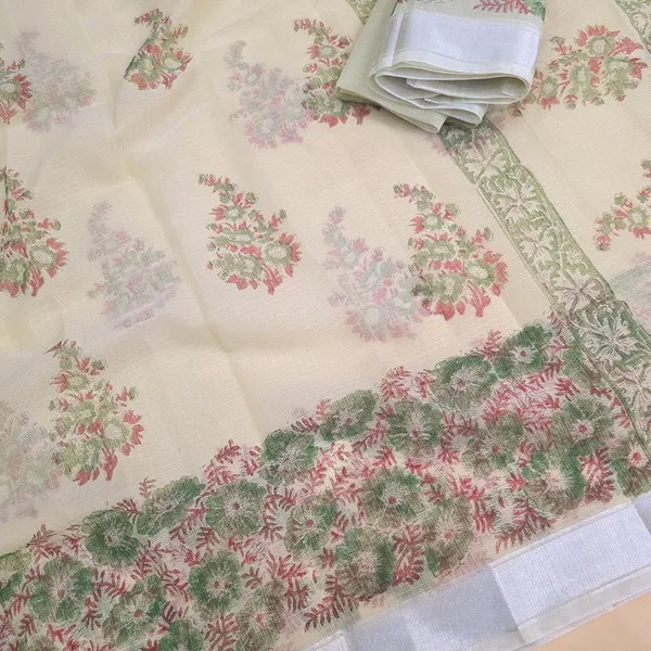 Pista_Green_Kota_Cotton_Saree_For_Womens