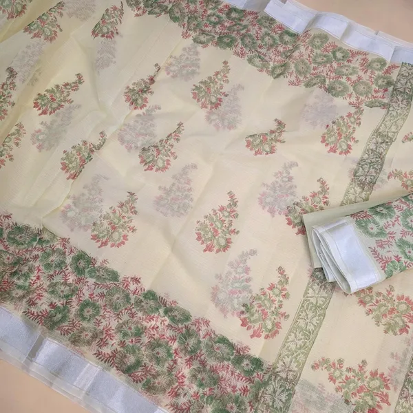 Pista_Green_Kota_Cotton_Saree_For_Womens