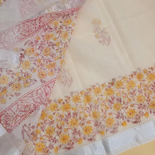 White_Kota_Cotton_Saree_For_Womens