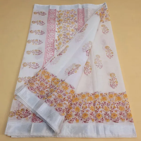 White_Kota_Cotton_Saree_For_Womens