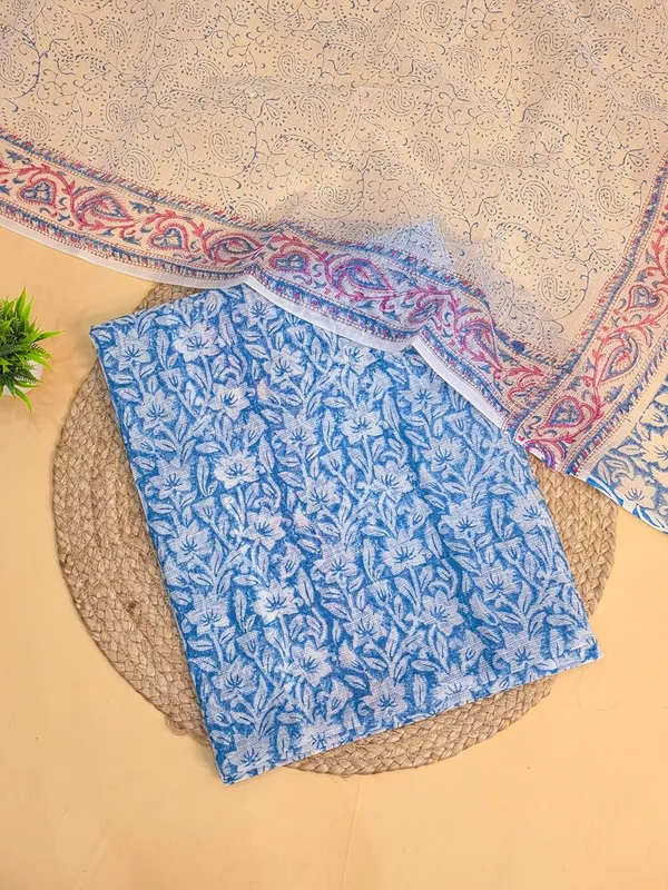 Skyblue_Kota_Cotton_Dress_Material_For_Womens