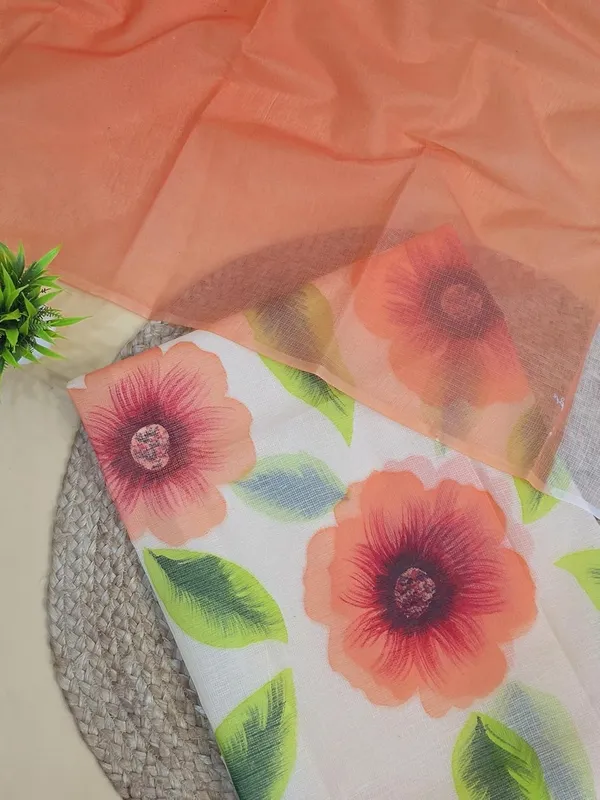 Pastel_Peach_Kota_Cotton_Dress_Material_For_Womens