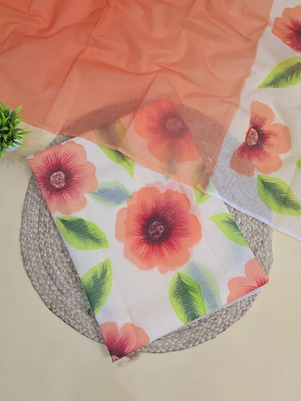 Pastel_Peach_Kota_Cotton_Dress_Material_For_Womens