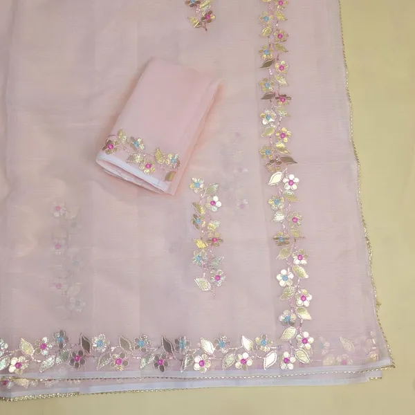 Pastel_Peach_Kota_Cotton_Gota_Patti_Saree_For_Womens