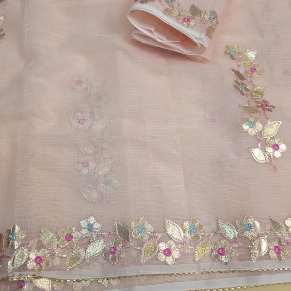 Pastel_Peach_Kota_Cotton_Gota_Patti_Saree_For_Womens