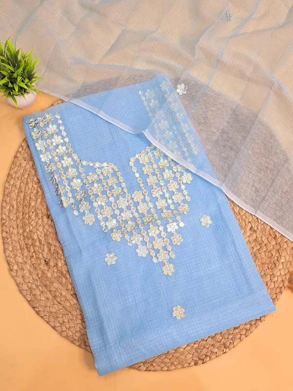 Skyblue_Kota_Cotton_Dress_Material_For_Womens