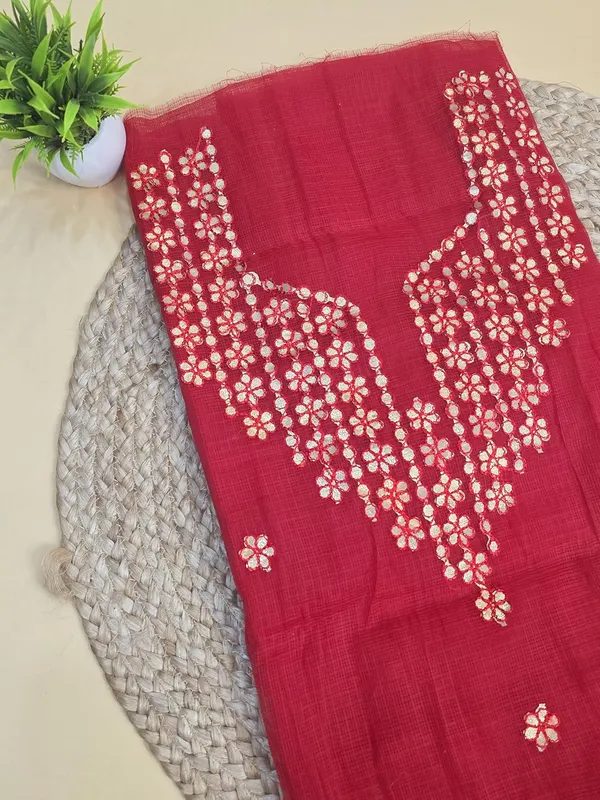 Red_Kota_Cotton_Dress_Material_For_Womens