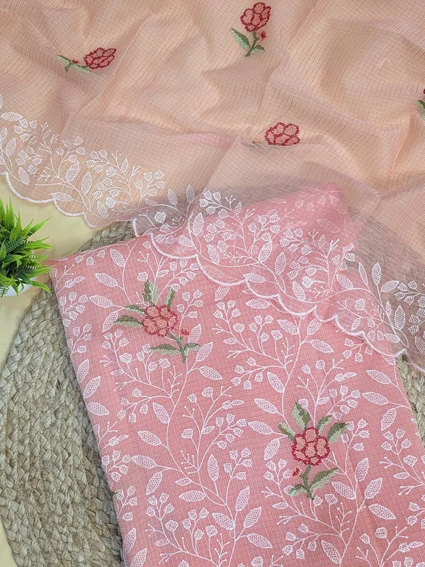 Peach_Kota_Cotton_Dress_Material_For_Womens