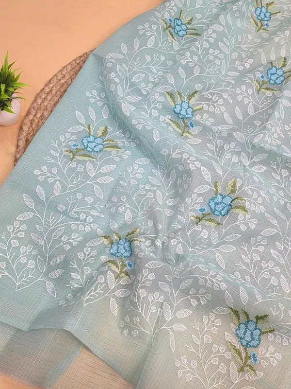 Sea_Green_Kota_Cotton_Dress_Material_For_Womens