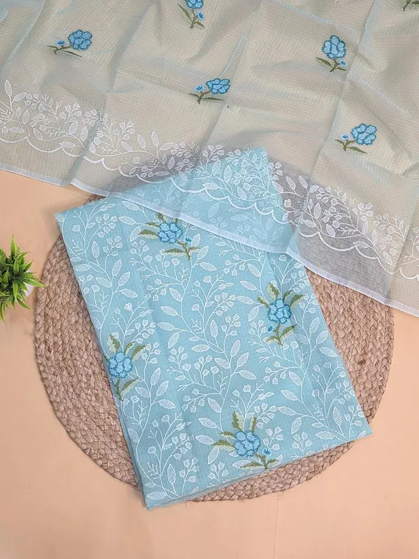 Sea_Green_Kota_Cotton_Dress_Material_For_Womens