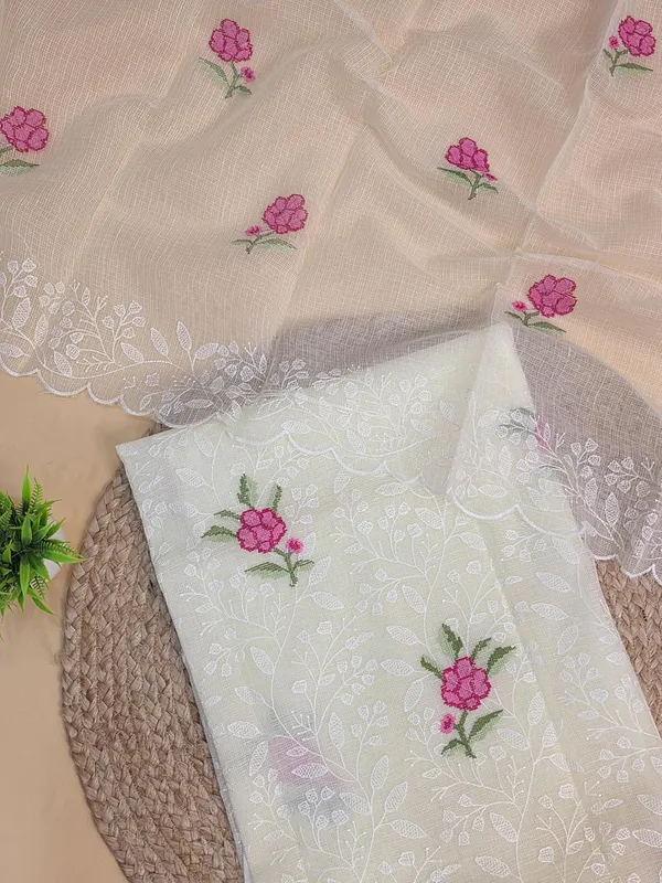 Cream_Kota_Cotton_Dress_Material_For_Womens