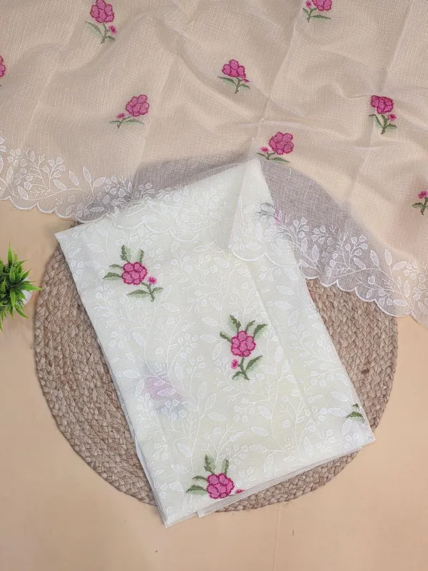 Cream_Kota_Cotton_Dress_Material_For_Womens