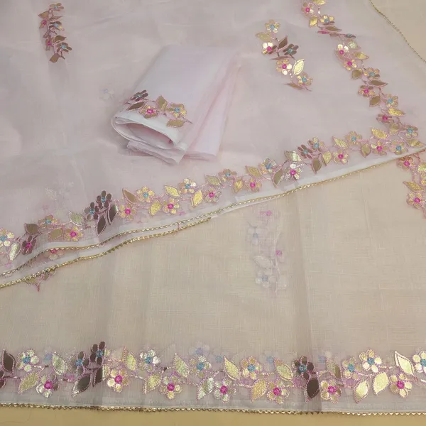 Pastel_Pink_Kota_Cotton_Saree_For_Womens