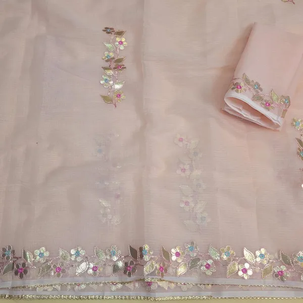 Pastel_Peach_Kota_Cotton_Saree_For_Womens