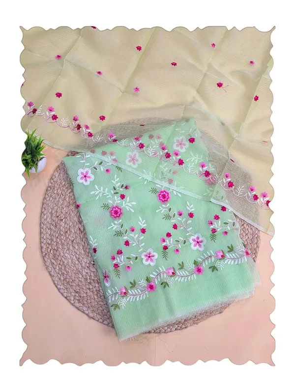 Mint_Green_Kota_Cotton_Suit_Unstiched_Dress_Material_For_Womens