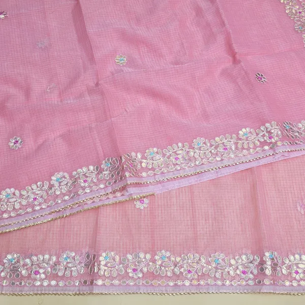 Peach_Kota_Cotton_Saree_For_Womens