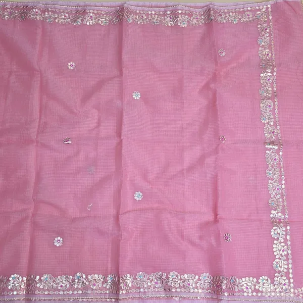 Peach_Kota_Cotton_Saree_For_Womens