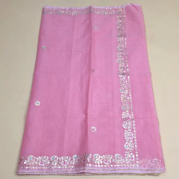 Peach_Kota_Cotton_Saree_For_Womens