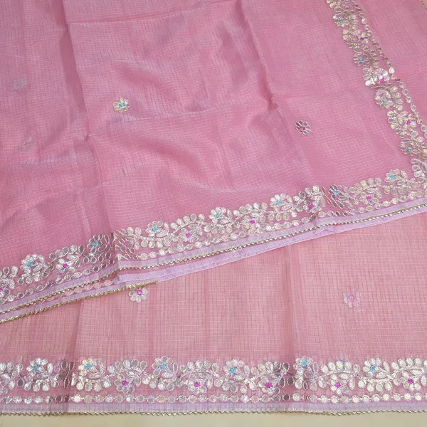 Peach_Kota_Cotton_Saree_For_Womens