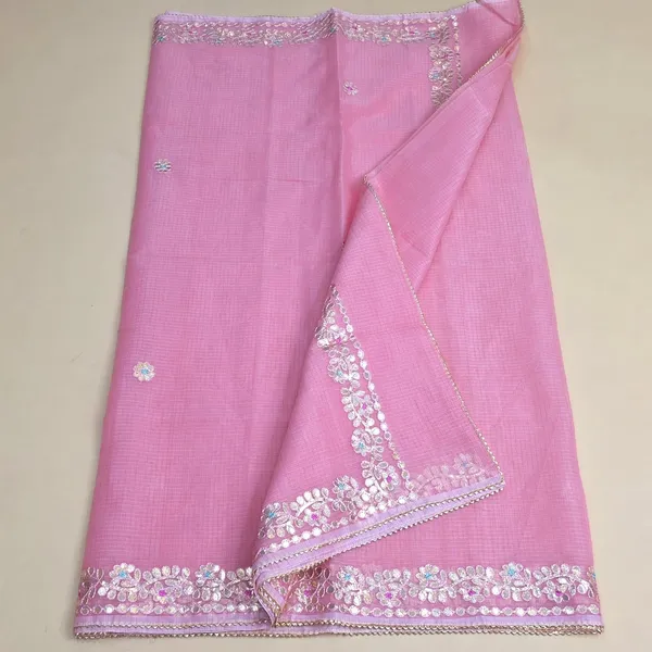 Peach_Kota_Cotton_Saree_For_Womens