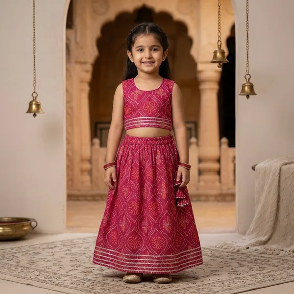Reddish_Cotton_Premium_Lehenga_Choli_For_Girls