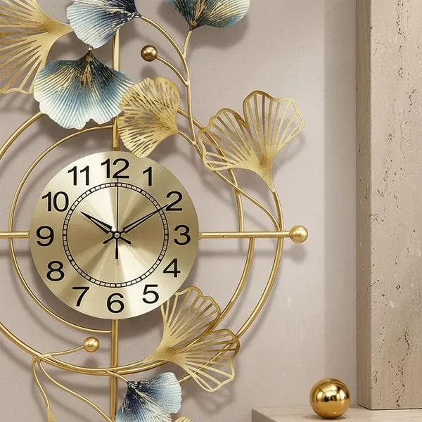 Amhomedecor_Analog_107_cm_X_57_cm_Wall_Clock_(Multicolor,_Without_Glass,_Standard)