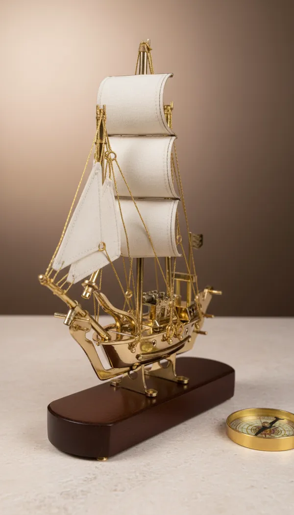 Am_Home_Decor_Decorative_Showpiece_-_30_cm_(Metal,_Multicolor)