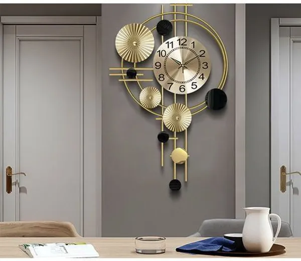 Amhomedecor_Analog_81.3_cm_X_20_cm_Wall_Clock_(Multicolor,_Without_Glass,_Standard)