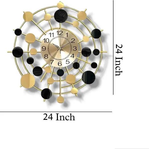 Amhomedecor_Analog_81.3_cm_X_20_cm_Wall_Clock_(Multicolor,_With_Glass,_Standard)