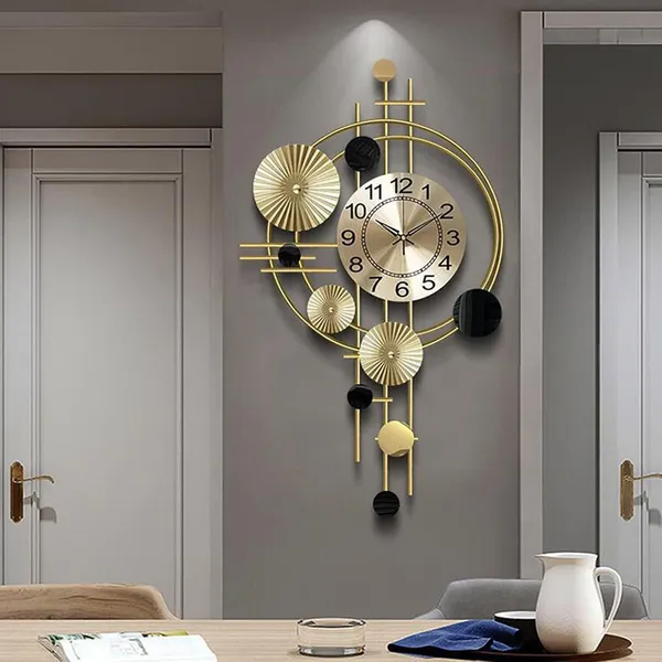 Amhomedecor_Analog_81.3_cm_X_20_cm_Wall_Clock_(Multicolor,_With_Glass,_Standard)