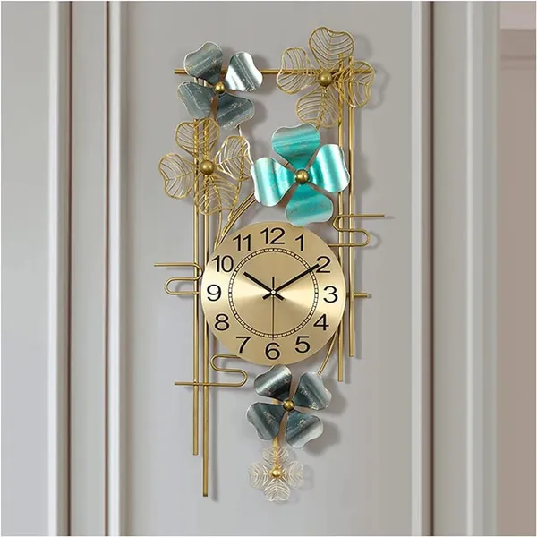 Am_Home_Decor_Time_Decorative_Iron_Metal_Hanging_Wall_Clock_for_Farm_House_/_Living_Room_/_Bedroom_/_Hall_/_Dining_Hall_(36_x_1_x_21_Inch)