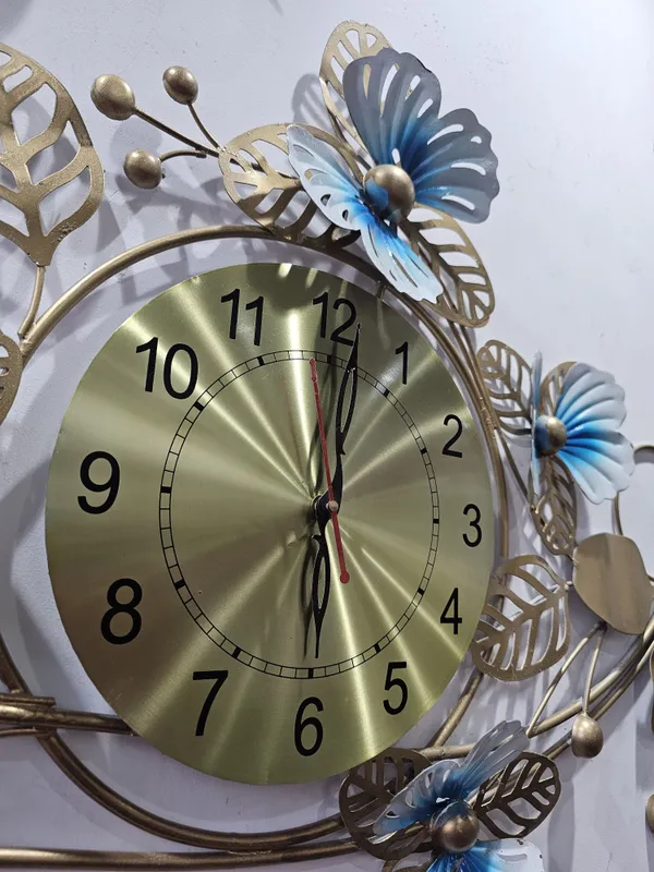 Amhomedecor_Analog_51_cm_X_99_cm_Wall_Clock_(Multicolor,_Without_Glass,_Standard)