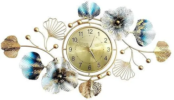 Amhomedecor_Analog_81.3_cm_X_20_cm_Wall_Clock_(Grey,_With_Glass,_Standard)