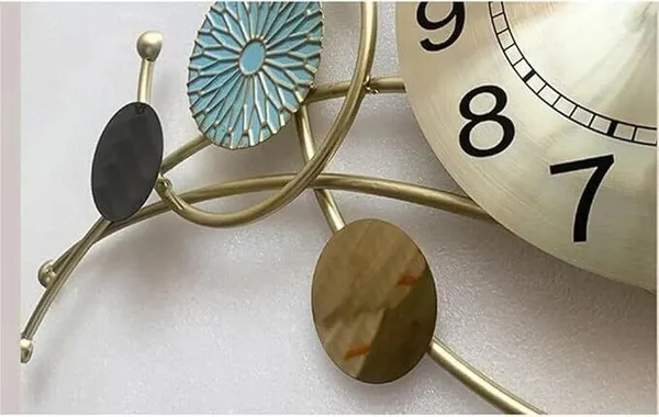AM_Home_Decor__Premium_Metal_Wall_Clock_Circular_Decorative_Wall_Clocks_for_Hotel_Wall_Decor|Wall_Clock_(37x18_inch)