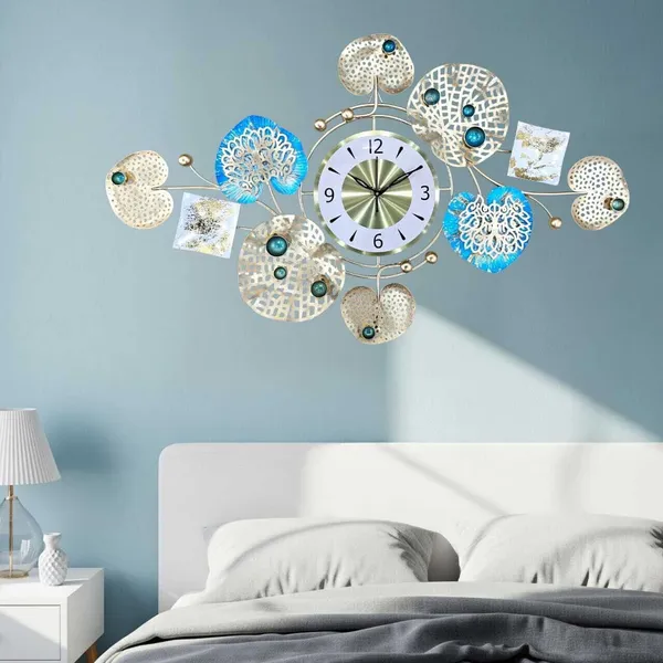 Amhomedecor_Analog_63_cm_X_40_cm_Wall_Clock_(Multicolor,_Without_Glass,_Standard)